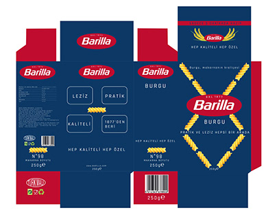 BARILLA BRAND PRODUCT PACKAGING DESIGN