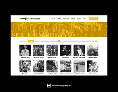 Sidoarjo Skateboards Web App