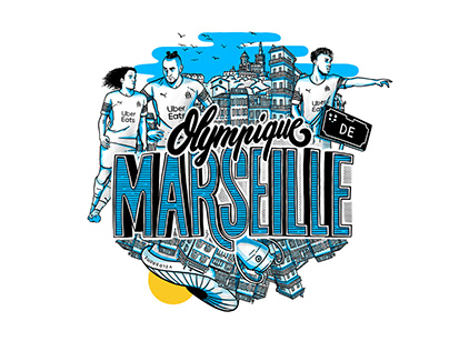 Olympique de Marseille Poster