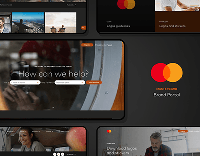 UX UI Brand Portal MasterCard