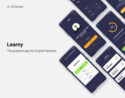 UI, UX Design English Learning App