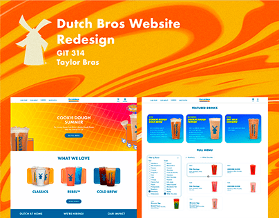 Dutch Bros Website Redesign