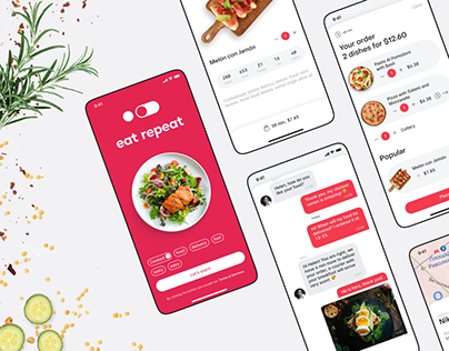 Eat Repeat – food delivery app