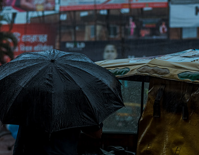 A rainy morning in Silchar.