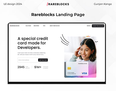 rareblocks Landing Page