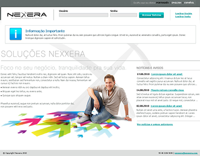 Nexxera - Financial Services Web Portal