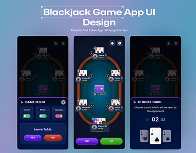 BLACKJACK Game App UI