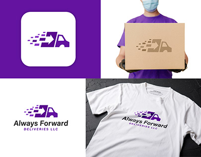 Always Forward Deliveries Logo Design