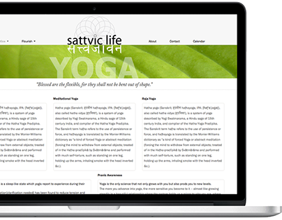 Sattvic Life website