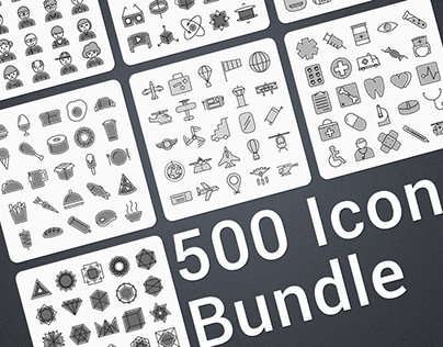 500 Icons for sell