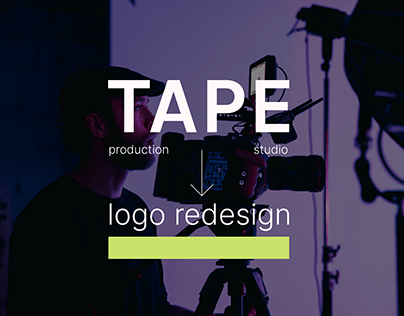 Tape rental studio logo redesign