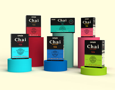 Chai Tea. Packcaging design