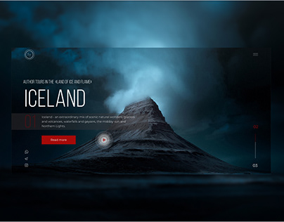 Iceland | Travel website | UX\UI