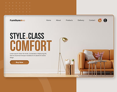 Furniture E-Commerce Web Landing page