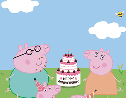 Roll Up Birthday Peppa pig