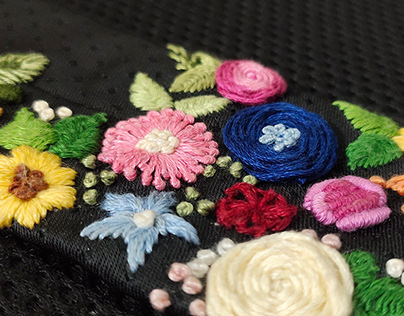 Floral Haven - embroidery project