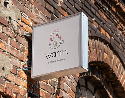 Logo for caffe " warm"