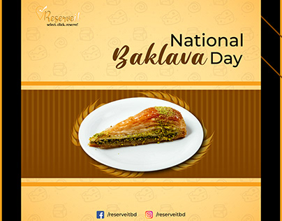National Baklava Day | 17th November