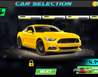 Drift Car ScreenShots & GUI: Game Design on Behance