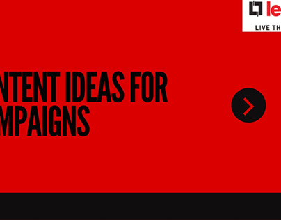Content Ideas for Campaigns at Legrand India Pvt Ltd