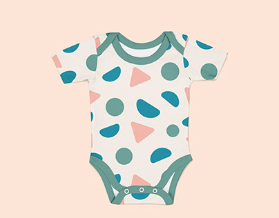 Surface Pattern Design for Baby Onesie