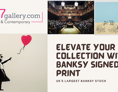 Elevate Your Collection with a Signed Banksy Print