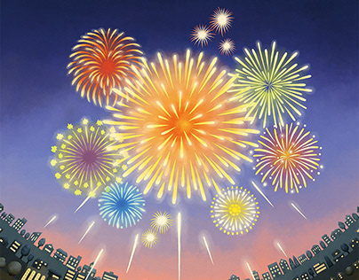 Fireworks 2023 Along Nagoya Railroad Lines