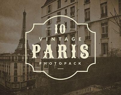 Vintage Paris Photopack