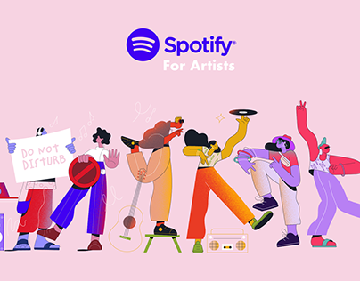 Spotify for Artists - Character illustrations