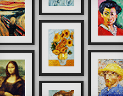 Classic Paintings voxel versions