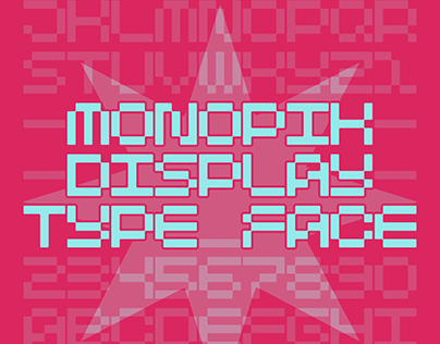 Monopik - Free Display Typeface