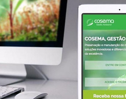 Website Cosema e Redes Sociais