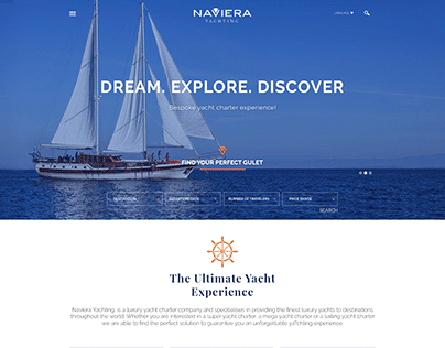 Naviera Yachting Demo Web Design