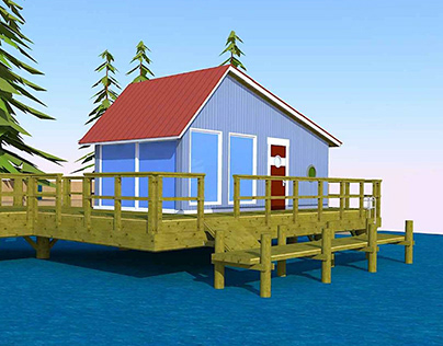 River Shack Project - Design, Draft and Model