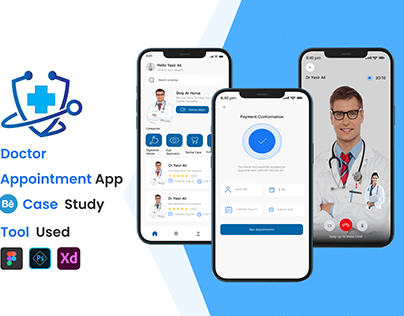 Project thumbnail - Doctor Appointment Booking App UX UI Case Study