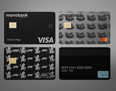 Monobank 3D card design