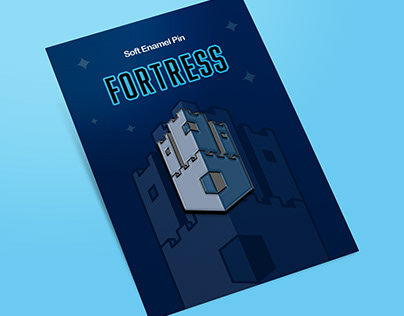 Enamel Pin "Fortress"