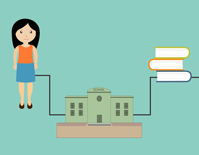 EDUCATE A GIRL- motion graphics video