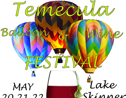 Temecula Balloon and wine poster project 2
