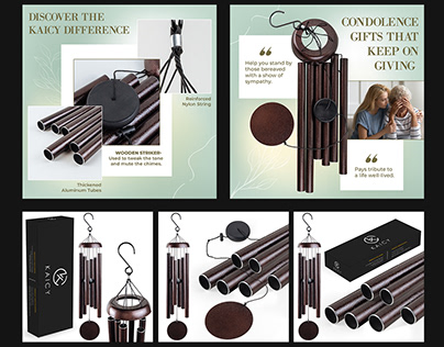 Memorial Wind Chimes Amazon Listing Images