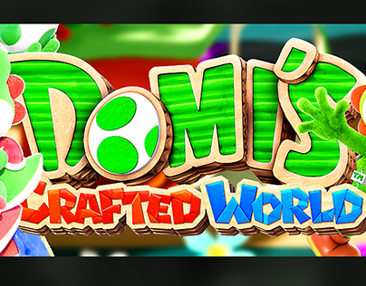 Yoshi's Crafted World Banner für Domtendo