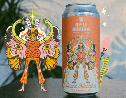 Beer Label Design for Idyll Hounds Brewing Co