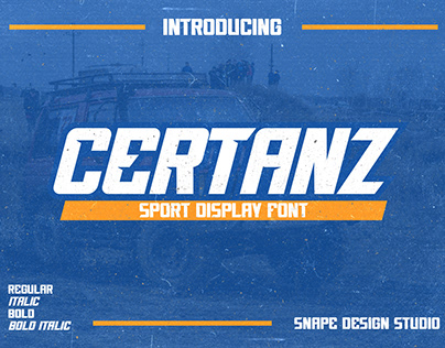 Certanz - Sport Font