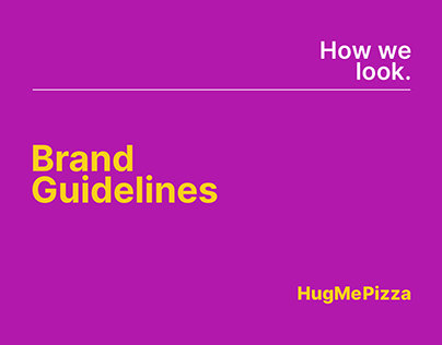 Brand Guidelines Hugme Pizza Logo Concept
