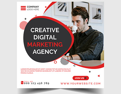 Creative Digital Marketing Social Media Post
