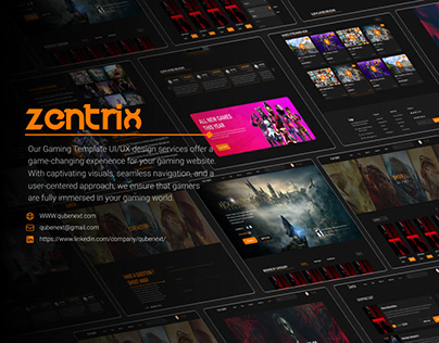 GAMING TEMPLATES on Behance