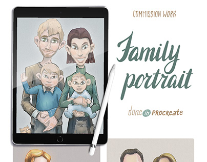 Family portrait - commission work