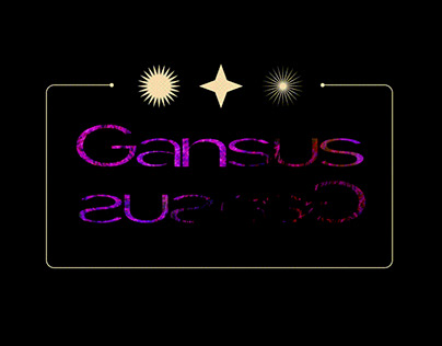 Gansus regular | Typeface