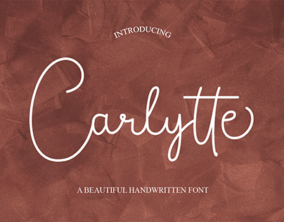 Carlytte - Modern Minimalist Font