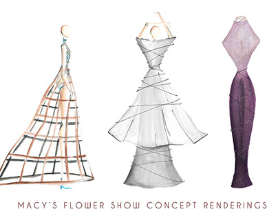 Macy's Flower Show Concept Renderings